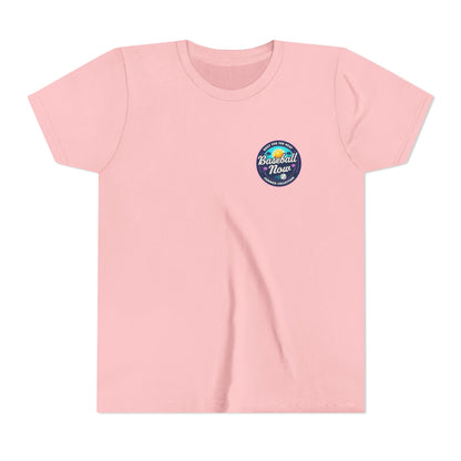 Summer Baseball Ice Cream Cone Youth Tee | Summer Collection