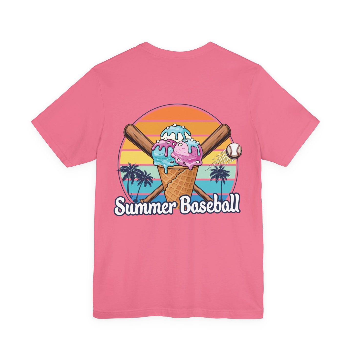 Summer Baseball Ice Cream Cone Tee | Summer Collection