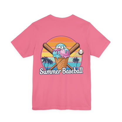 Summer Baseball Ice Cream Cone Tee | Summer Collection