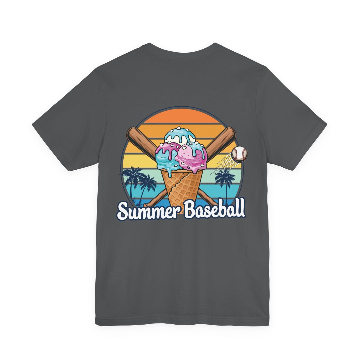 Summer Baseball Ice Cream Cone Tee | Summer Collection
