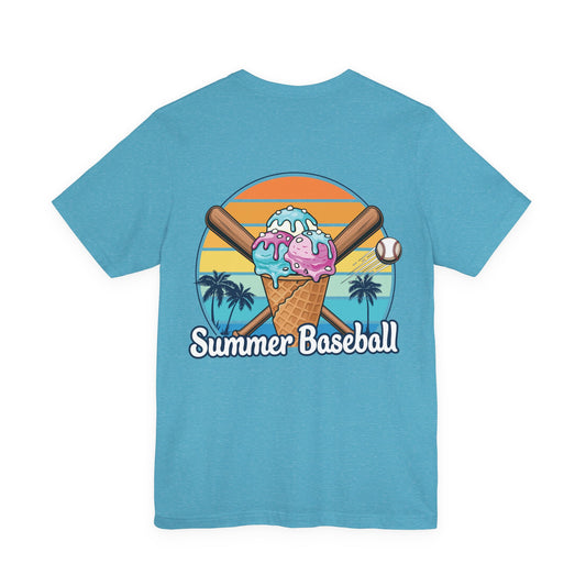 Summer Baseball Ice Cream Cone Tee | Summer Collection