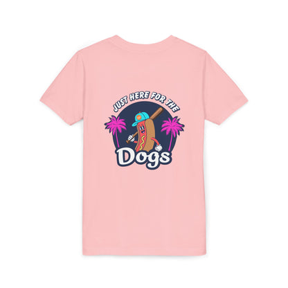 Just Here for the Dogs Youth Tee | Summer Collection