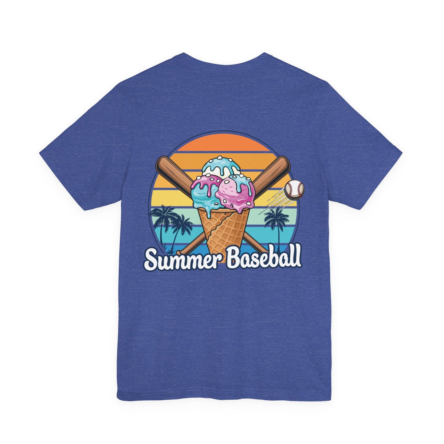 Summer Baseball Ice Cream Cone Tee | Summer Collection
