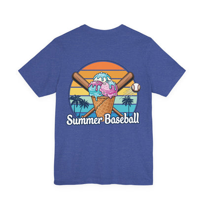 Summer Baseball Ice Cream Cone Tee | Summer Collection