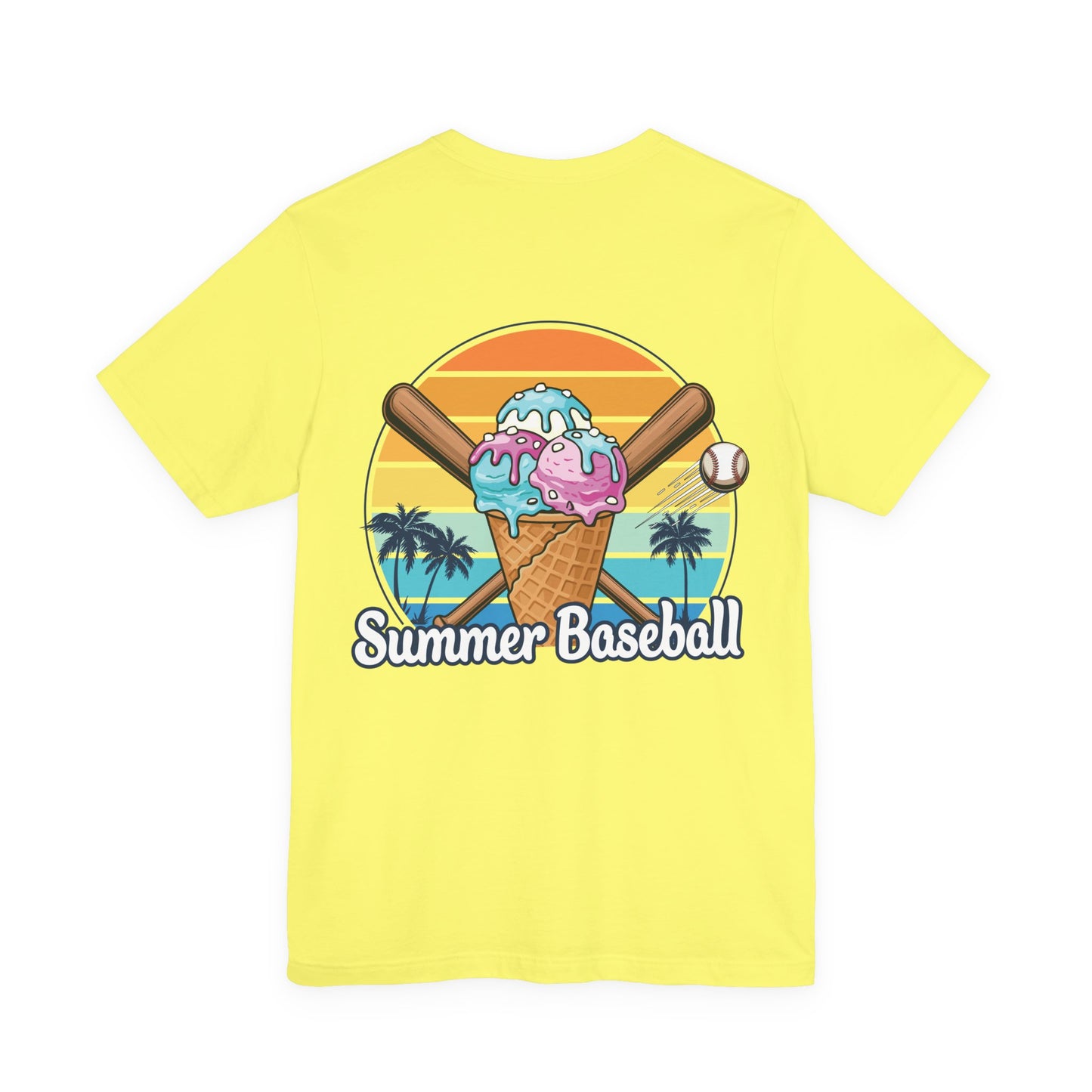 Summer Baseball Ice Cream Cone Tee | Summer Collection