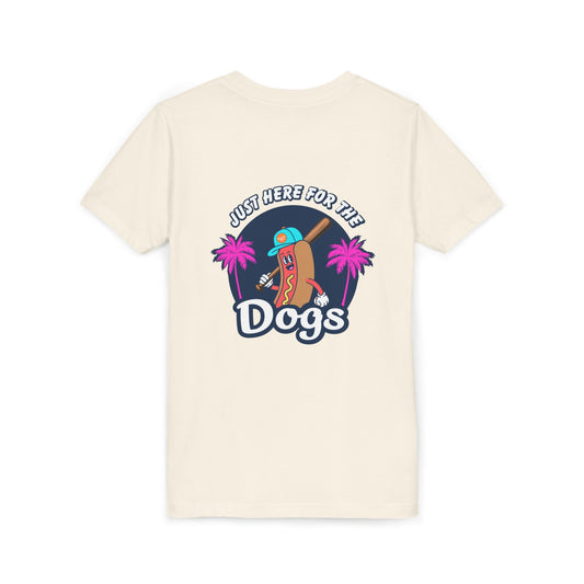 Just Here for the Dogs Youth Tee | Summer Collection