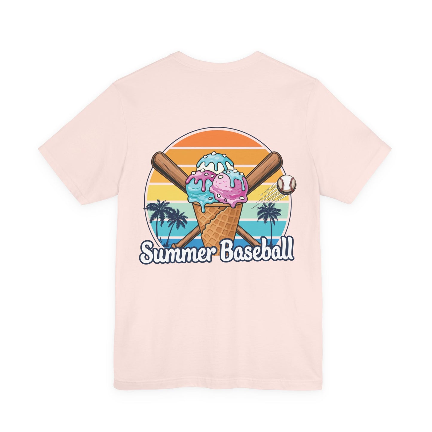 Summer Baseball Ice Cream Cone Tee | Summer Collection