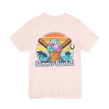 Summer Baseball Ice Cream Cone Tee | Summer Collection
