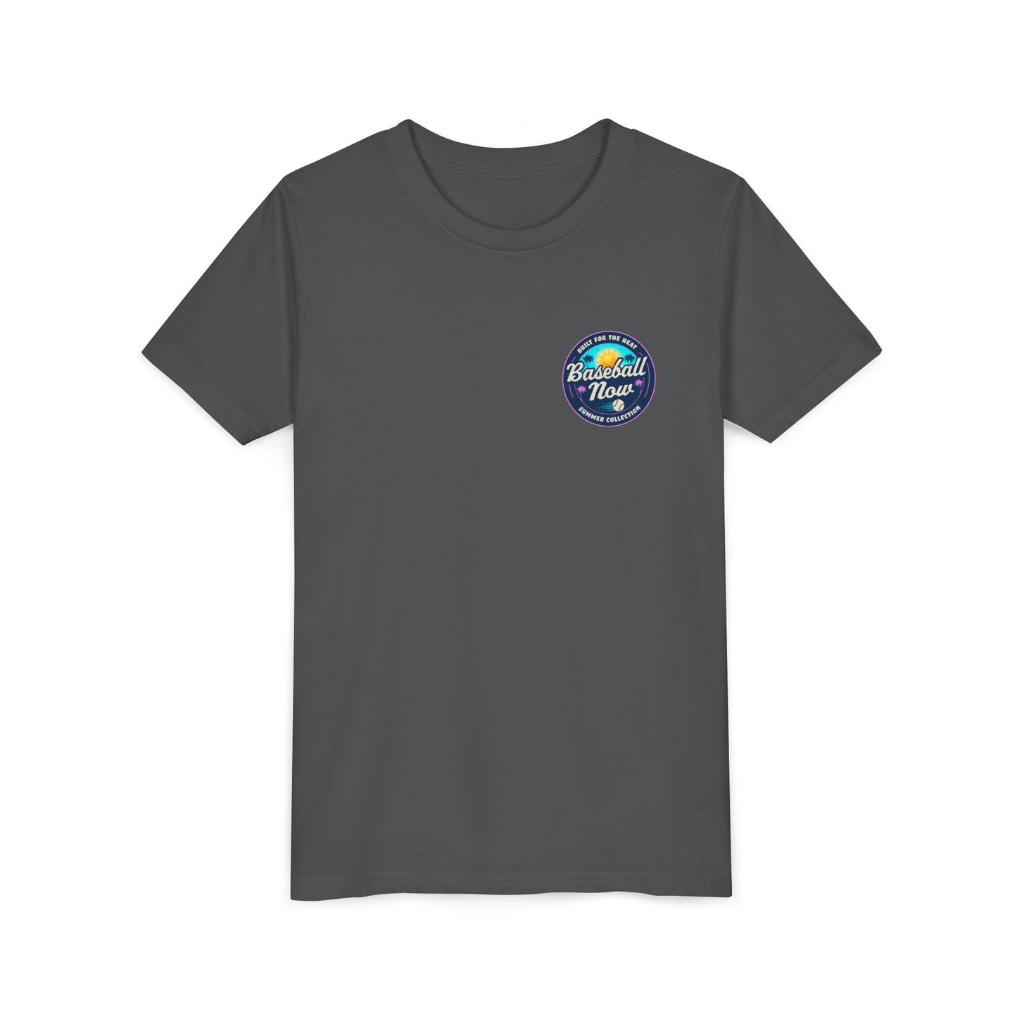 Summer Baseball Ice Cream Cone Youth Tee | Summer Collection