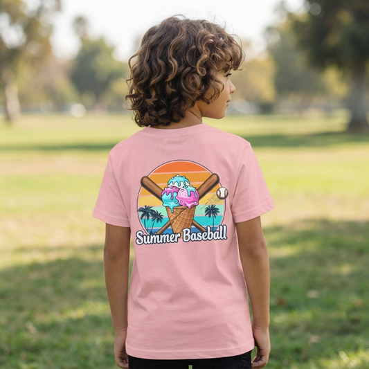 Ice Cream Cone Youth Tee | Summer Collection