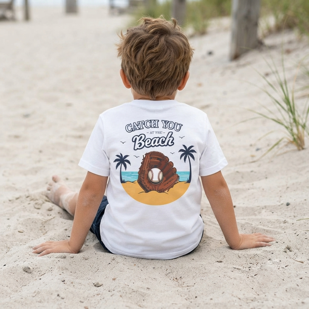 Catch Me At The Beach Youth Tee | Summer Collection
