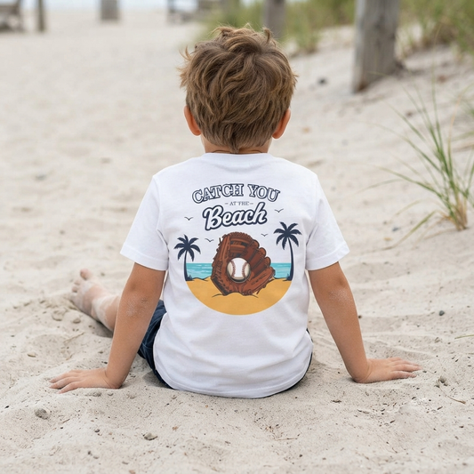 Catch Me At The Beach Youth Tee | Summer Collection